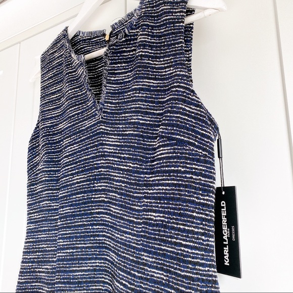 NWT Karl Lagerfeld Tweed Dress - Picture 4 of 8